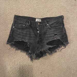 Free People Jean Shorts